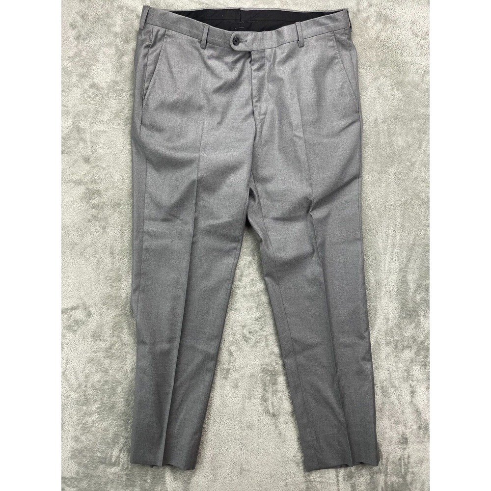 Maus‎ & Hoffman Men's Dress Pants 36x31  Gray Flat Front
